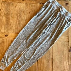 Z Supply Heathered Gray Knit Joggers